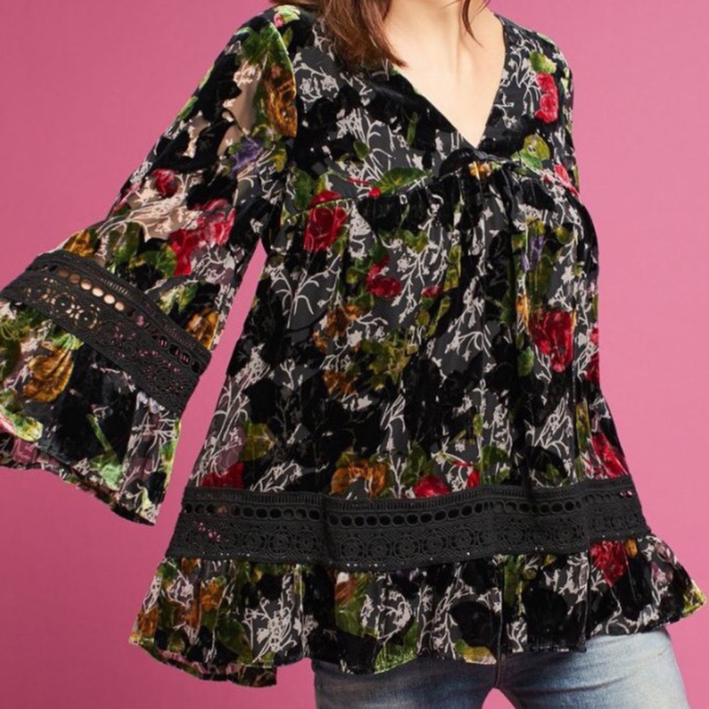 Maeve Velvet Top